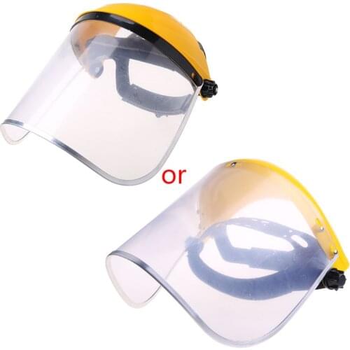 Clear Full Face Shield Safety Helmet Visor Mask For Automotive Construction