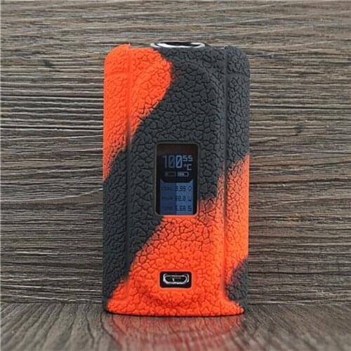2pcs Texture Case Skin for VOOPOO VMATE 200W TC Box Mod Protective Silicone Rubber Sleeve Cover Shield Wrap