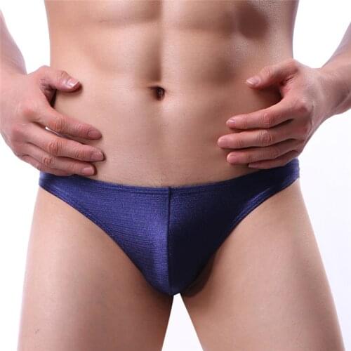 Briefs Male Underwear Men Underpants Stretch Sexy Shorts Slip Homme Male Panties Man Briefs Low Waist Silky Underwear