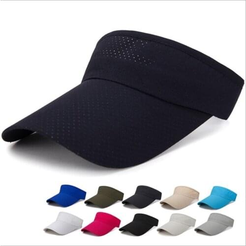Outdoor Motion Breathable Empty Top Hat Adjustable Sun Protection Summer Unisex Sun Visor Hat Fashion New Baseball Cap