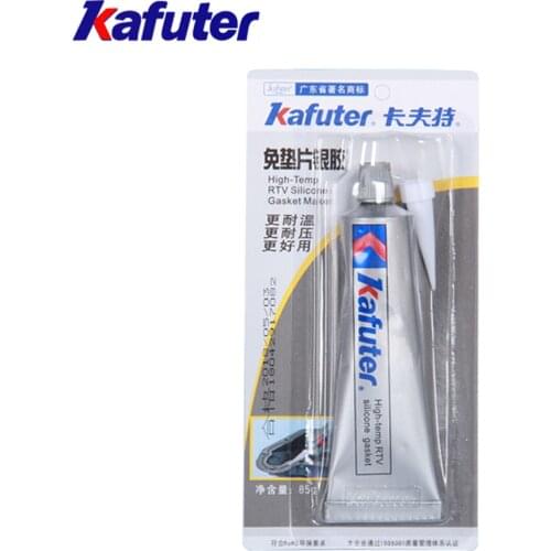 Kafuter 85g Free Of Gasket Silver Glue Sealant For Automobile Hardware Electronic Mechanical Chemical Equipment Seal Glue