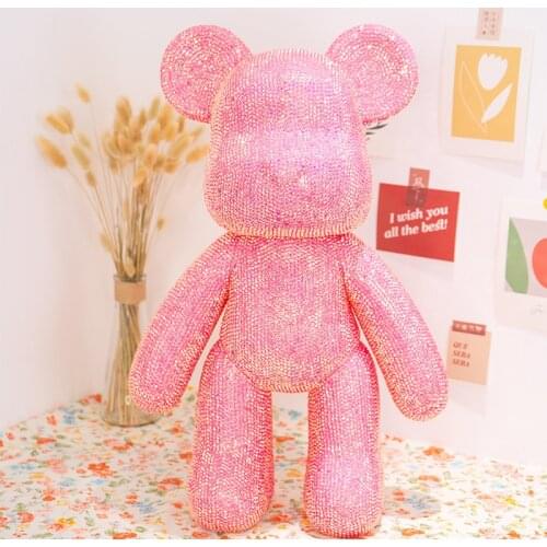 5D Diamond Art Painting Bear Kawaii Accessories Aesthetic Room Decor Interior Figurines Desk Handmade Gift Home Decorations