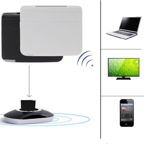 A2DP Bluetooth Music Audio 30 Pin Receiver Adapter Speaker Dock for iPod iPhone