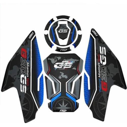 G310GS Motorcycle Accessories Real Tank Pad Gas Fuel Sticker Moto Decal Emblem Protector For BMW G310 GS 1 Set