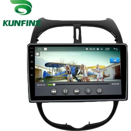 Android 10.0 Octa Core Car DVD GPS Navigation Player Deckless Car Stereo for PEUGEOT 206 2000-2016 Radio wifi