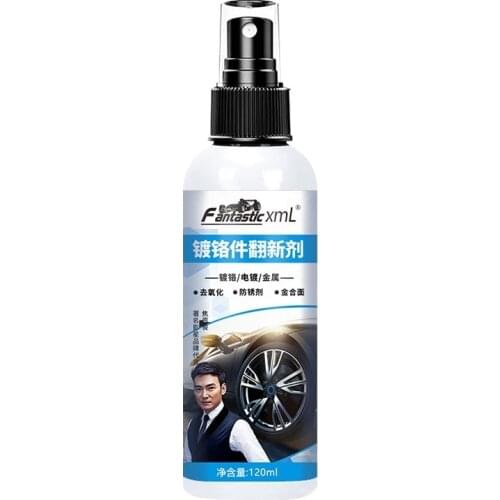 Car Chrome Plate Retreading Agent Metal Car Window Oxidation Repair and Refurbishment Spray Car Logo Rust Removal Agent