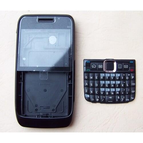 White Black Full Housing Cover Case Case Keypad Keyboard for Nokia E63 with Screwdriver Open Tools