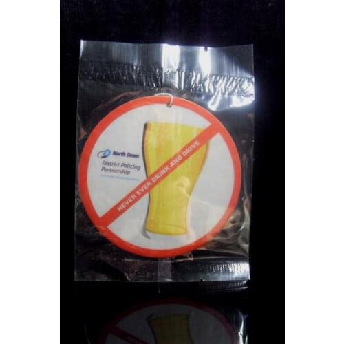 Free Shipping Via Fedex or DHL ,Custom Paper Car Air Freshener for promotion