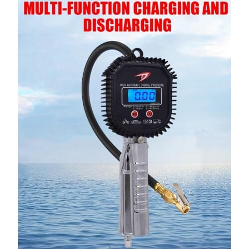 DP-003 Digital Tire Pressure Gauge Gun Car Inflation Table Barometer Inflated And Deflated Multi-unit