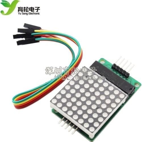 Display MAX7219 dot matrix control module MCU module