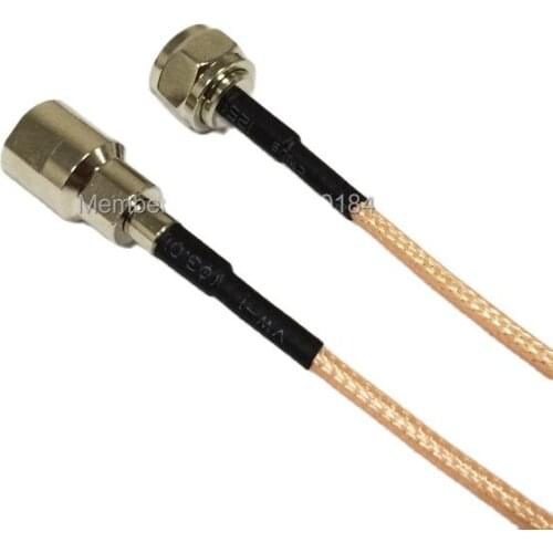 New Modem Connexion Cable F Male Plug To FME Male Plug Connector RG316 Cable 15CM 6inch RF Pigtail
