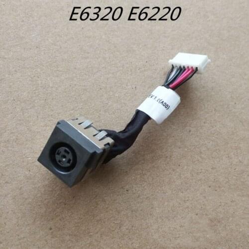 Laptop DC Jack Cable Power Socket Charging Connector Port Wire Cord For Dell Latitude E6320 E6220