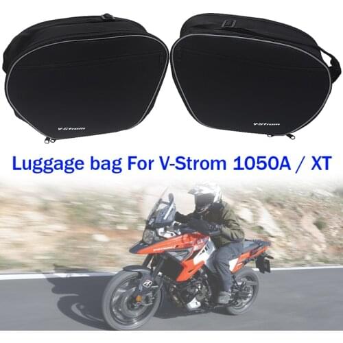 Motorcycle Left and right black Trunk Saddlebag Saddle bags Liner Set For SUZUKI V-Strom 1050A / XT VSTROM 1050A 1050XT