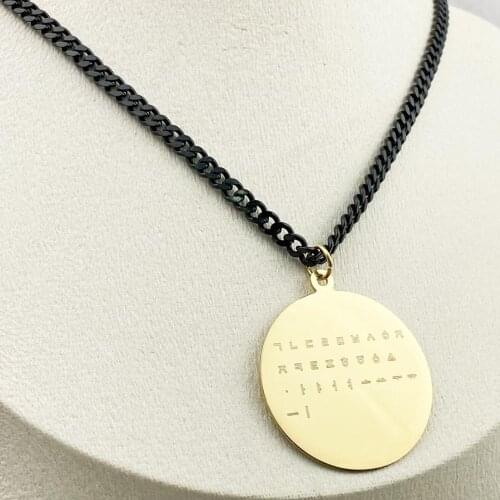 Hot Fashion New Goddess Luxury Women Necklace Gold Color Luxe Jewelry Stainless Steel Girl