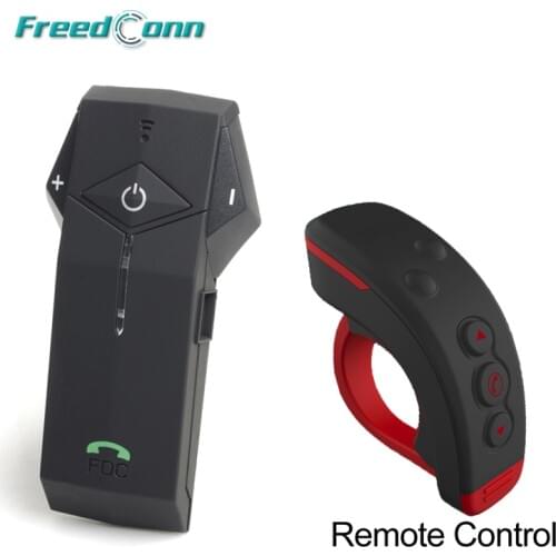 Freedconn1000M Motorcycle Helmet Bluetooth Intercom Interphone Headset Intercomunicador with NFC FM Function + L3 Remote Control