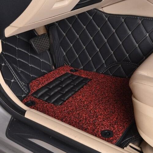 Myfmat custom foot leather rugs mat for HONDA Jazz FIT crosstour EVERUS CRIDER VEZEL free shipping hot sale black red orange