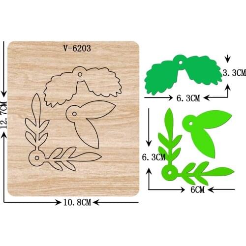New Flowers, cards wooden dies cutting dies for scrapbooking Multiple sizes V-6203