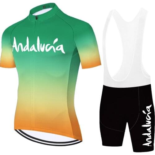 Andalucia Laser Cut Clothing Conjunto Masculino Tricota Equipacion Tenue Velo Homme Culotte Ciclismo Hombre Maillot Ciclismo