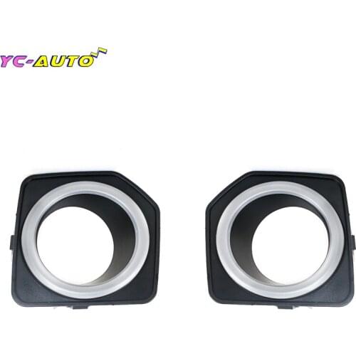 Car Front Bumper Fog lamp Foglight Cap Frame Shell For Land Rover Freelander 2 LR2 2013 2014 2015 2016 Fog lights Covers