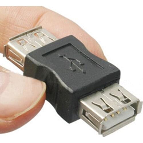 USB 2.0 A Female to A Female Gender Changer USB Adapter HJ55