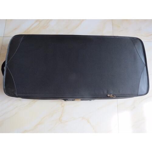 Strong black double case of 2pcs violins