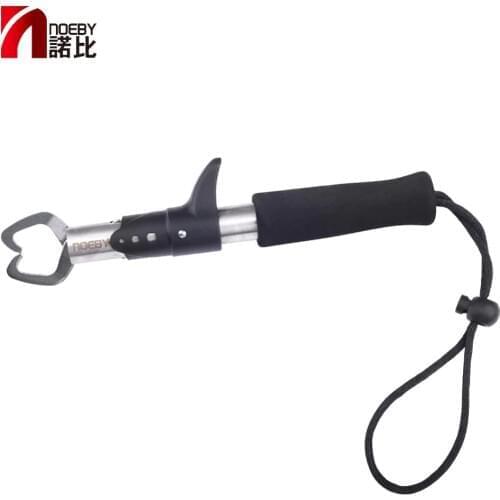 Noeby 22cm Aviation aluminum fishing tackle fishing grip for fishing plier Lipgrip Remove Hook Tackle winter goods for fishing