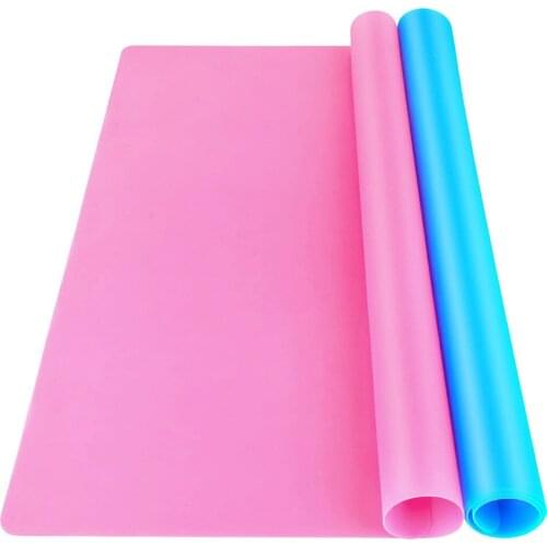 2pcs Silicone Non-stick Silicone Placemat Nonskid Heat-Resistant Rolling Dough Liner Pad Pastry Cake Bakeware Kitchen Tools