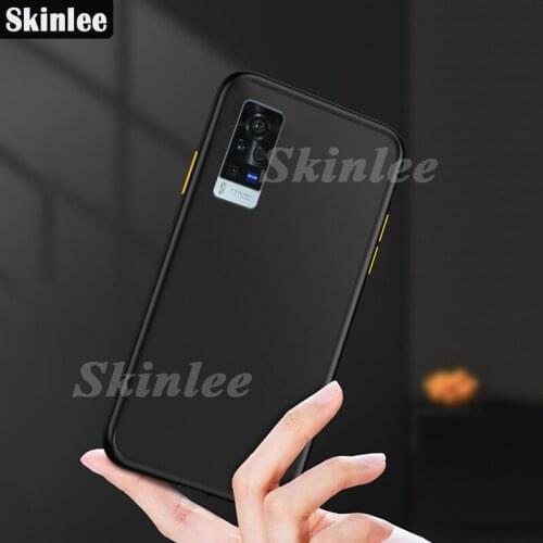 Skinlee For vivo X60 Pro Lite Case Translucent Skin Matte Hard Case Shockproof Cover For VIVO X60 Cover
