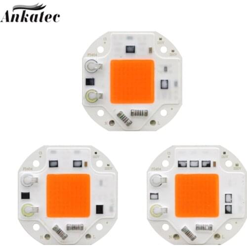 20W 30W 50W Full Spectrum COB LED Plant Grow Light Chip Lamp Phytolamp Fitolampy Grow Lamp For Plants Seedling Veg hydroponics