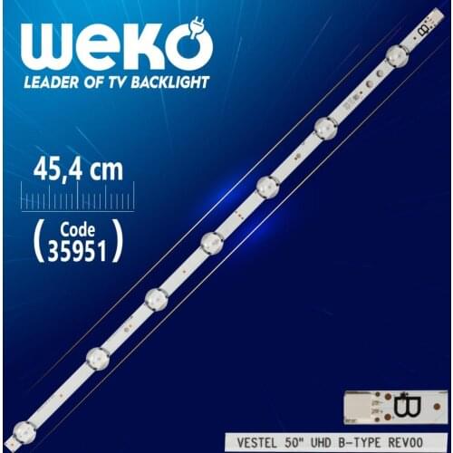 VESTEL 50 DRT UHD B-TYPE REV00 7 LENSLİ 45.4 CM