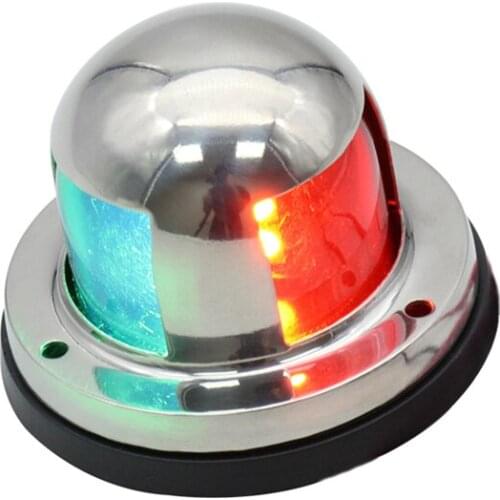 1Pc 12V LED Navigation Lights For Boats Bow Stern Green Red Marine Boat Yacht Light Sailing Signal Lamps