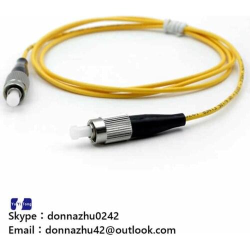 10pcs/lot Single-mode Single Conductor Fiber optic jumper Patch Cord, FC-FC 3.0m ,SM, simplex, 3.0mm