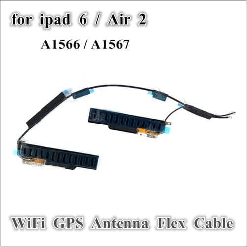 10Pcs WiFi GPS Wireless Signal Antenna Connector Flex Cable Replacement Parts for iPad 6 Air 2 A1566 A1567