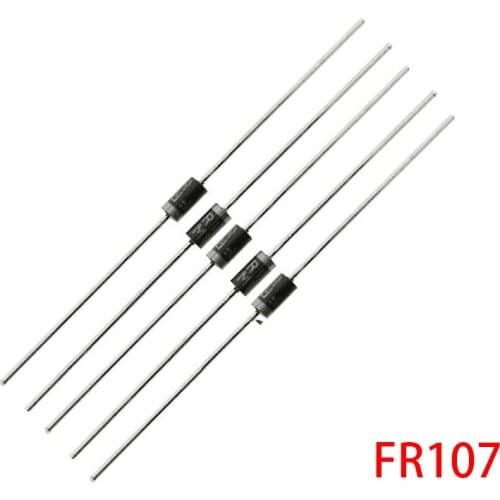 100PCS Rectifier Diode FR107 1A 1000V DO-41 fr107
