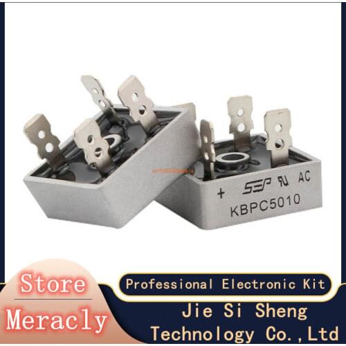 2PCS KBPC5010 5010 50A 1000V Phases Diode Bridge Rectifier New Original rectifier diode KBPC 5010 power electronica componentes
