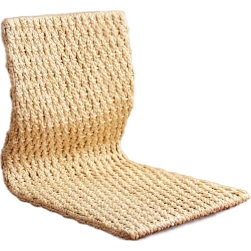 2pcs/lot Handmade Japanese Floor Legless Chair For Sitting Living Room Furniture Asian Traditional Tatami Zaisu Chair Design