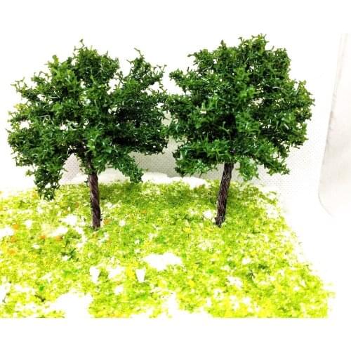 9 cm railway line tree model design scale model trees in miniature railway train model building model design