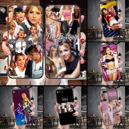 Britney Spears Phone Case For Xiaomi Mi Note 8 9 10 11 9T 10T A3 Lite Pro Ultra black pretty bumper art waterproof 3D prime soft