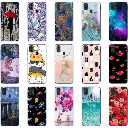For Samsung M11 M21 Case Soft Silicon Tpu Cover For Samsung Galaxy M21 SM-M215FZGUSER m215 Bumper Funda full 360 Protective 4