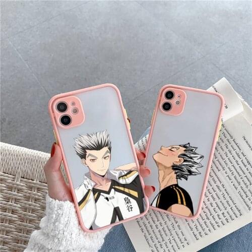 Kotaro Bokuto haikyuu anime Phone Case matte transparent For iphone 7 8 11 12 plus mini x xs xr pro max cover