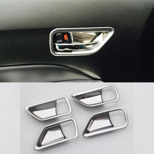 Car interior handle frame decoration sequins For Suzuki Vitara 2015 2016 Car handle buckle box sticker ABS accessories styling