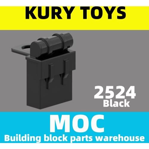 Kury Toys DIY MOC For 2524 100pcs Building block parts For Minifigure, Backpack Non-Opening For toy brick