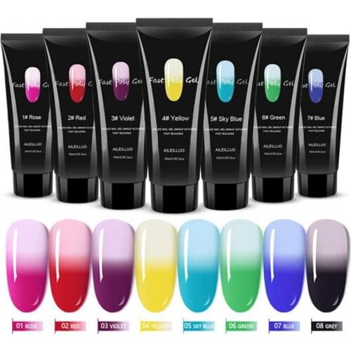 15ml Nail Polish Temperature Sensitive Nails Art Extension Gel DIY Tools Regular Nail Polish Manicure Salon Accessory