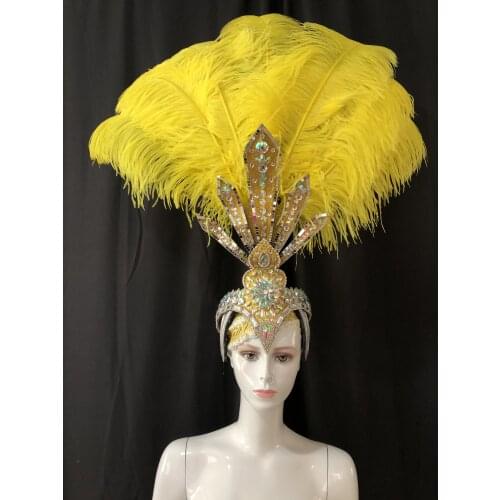 Lo spettacolo di danza copricapo di piume di accessori di abbigliamento La FESTA La Maschera IL Festival