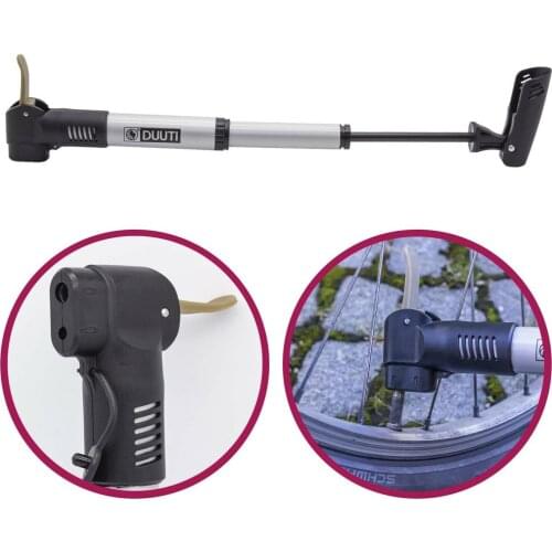 1PC 6 Bar Bike Bicycle Mini Pump Air Hand Pump Double Head AV DV SV Auto Dunlop Valve Cycling Tool Accessories