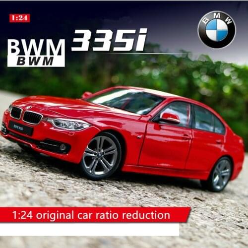 WELLY 1:24 BMW 335i X5 car alloy car model simulation car decoration collection gift toy Die casting model boy birthday present