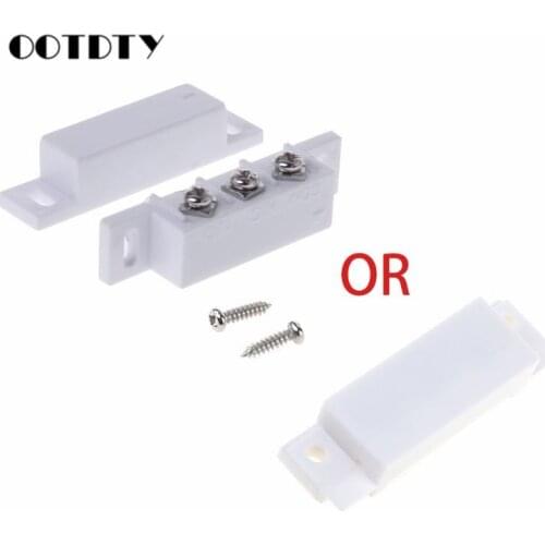 NC NO Magnetic Contact Switch Door Sensor Wired Metal Roller Shutter Door Home Alarm System