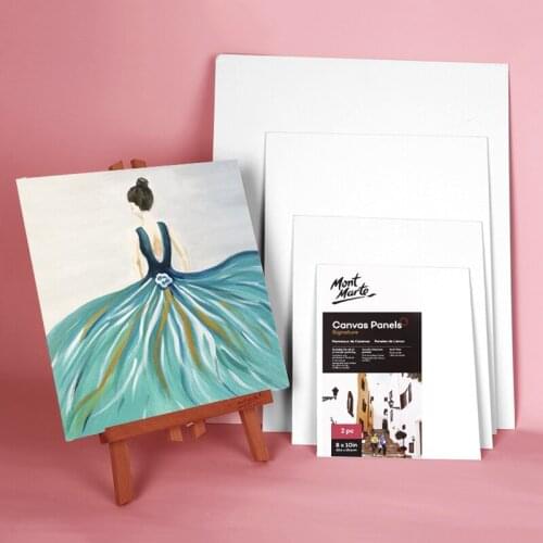 Cotton Canvas Panel For Oil Painting Acrylic Paints 3mm Thickness Blank Canvas Pad Board For Artist Art Supplies