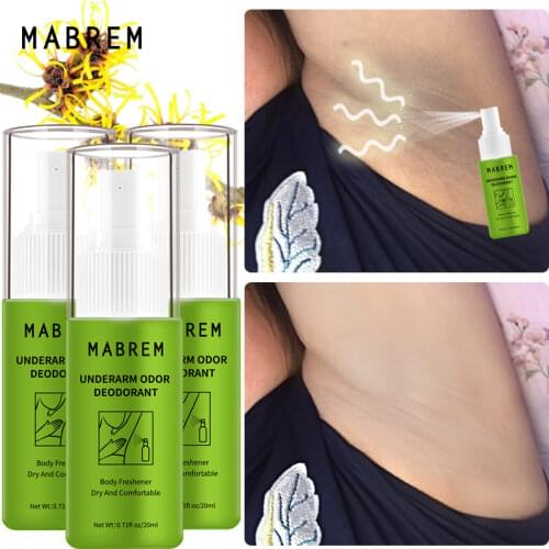 3pcs Body Odor Sweat Deodor Perfume Spray For Man and Woman Removes Armpit Odor and Sweaty Lasting Aroma Skin Care Spray