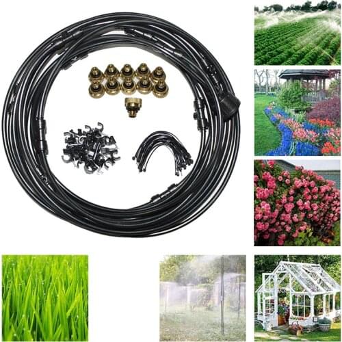 Portable Indoor Garden Water Spray Kit Outdoor Garden Misting System Fog Garden Irrigation For Greenhouse Humidification